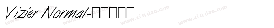 Vizier Normal字体转换